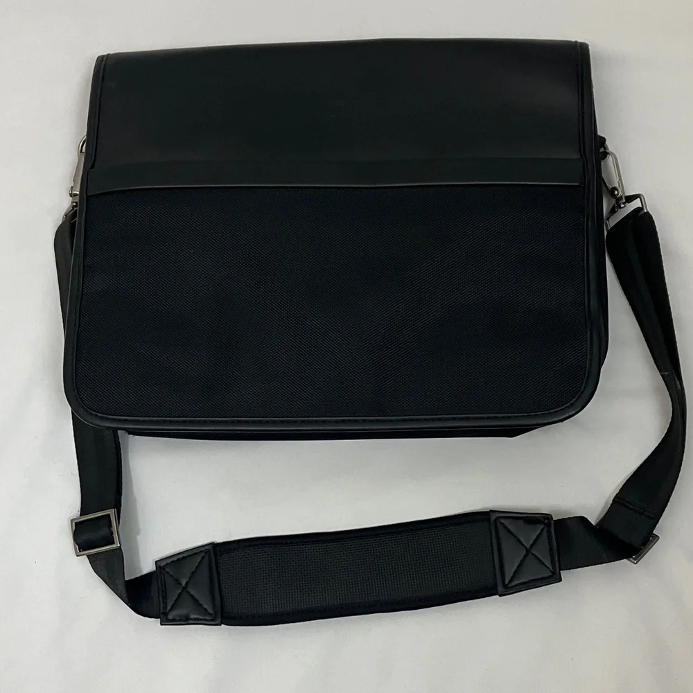 Black Men's Messenger Laptop 15” inch Bag